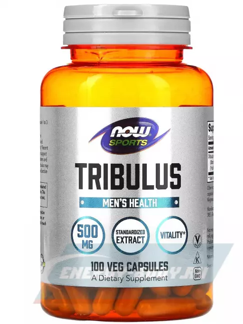  NOW FOODS Tribulus 500 mg 100 веган капсул
