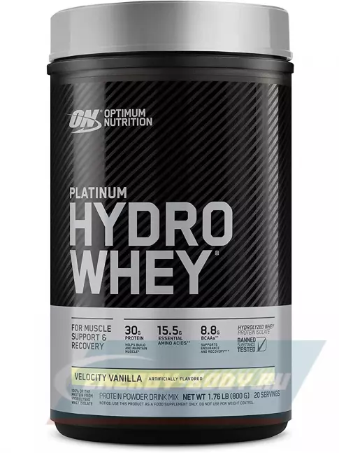  Optimum Nutrition Platinum Hydro Whey 794 г, Ваниль