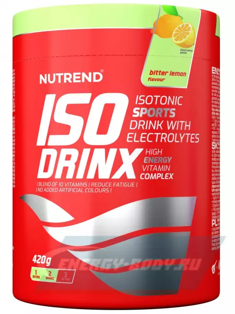  NUTREND Isodrinx 420 г, Горький лимон