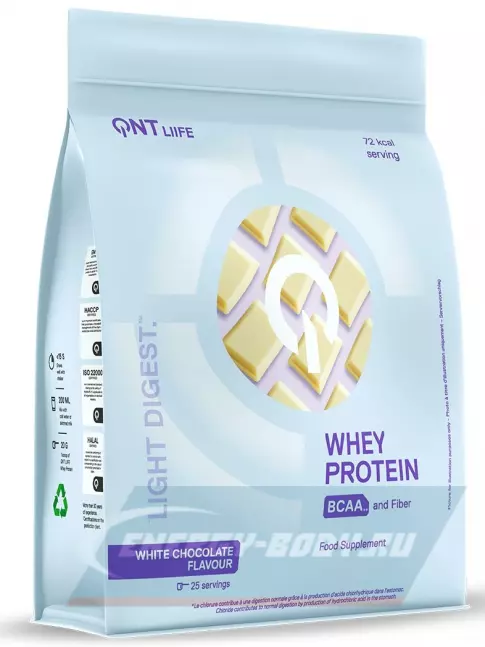  QNT Light Digest Whey Protein 500 г, Белый шоколад