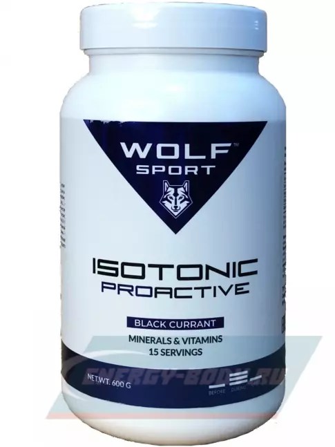  WolfSport IZOTONIC PROACTIVE 600 г, Черная смородина