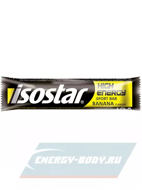 Батончик энергетический ISOSTAR High Energy 1 батончик x 35 г, Банан