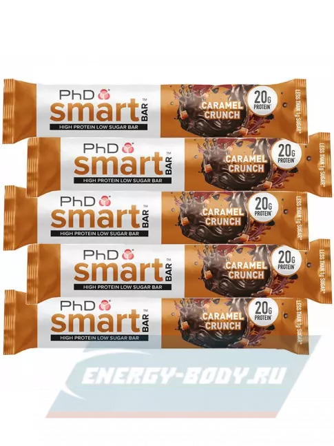 Батончик протеиновый PhD Nutrition Smart Bar 5 x 64 г, Карамель