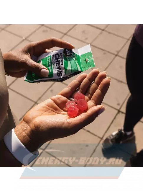 Восстановление GU Energy Labs Мармеладки Energy Chews no caffeine 6 x 60 г, Радужный фруктовый микс