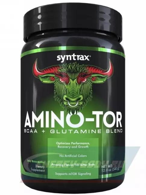 ВСАА SYNTRAX Amino-TOR BCAA + Glutamine Bland 340 г, Сочный арбуз