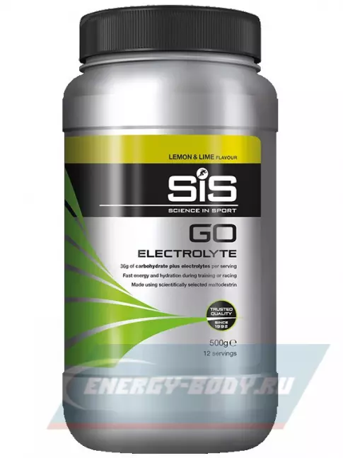  SCIENCE IN SPORT (SiS) GO Electrolyte Powder 500 г, Лимон-Лайм