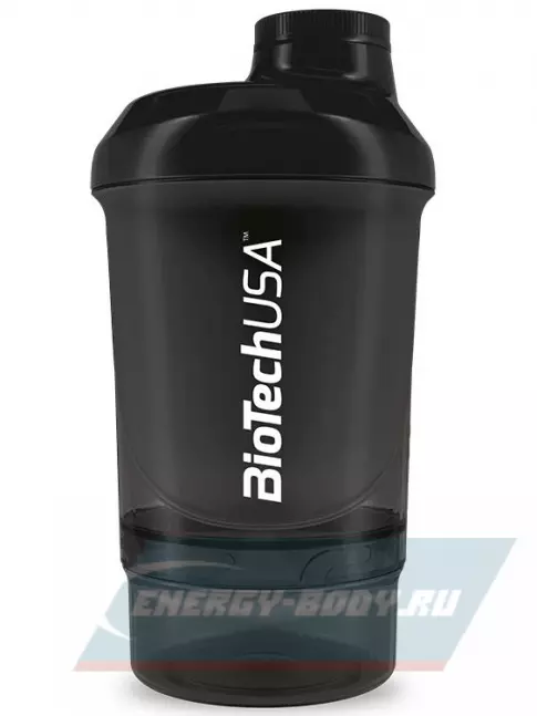 BioTechUSA Wave+ Nano 300 мл +150 мл, Черный BioTechUSA Wave+ Nano 300 мл +150 мл, Черный