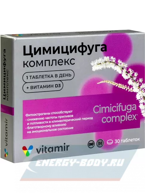  ВИТАМИР Цимицифуга 30 таблеток