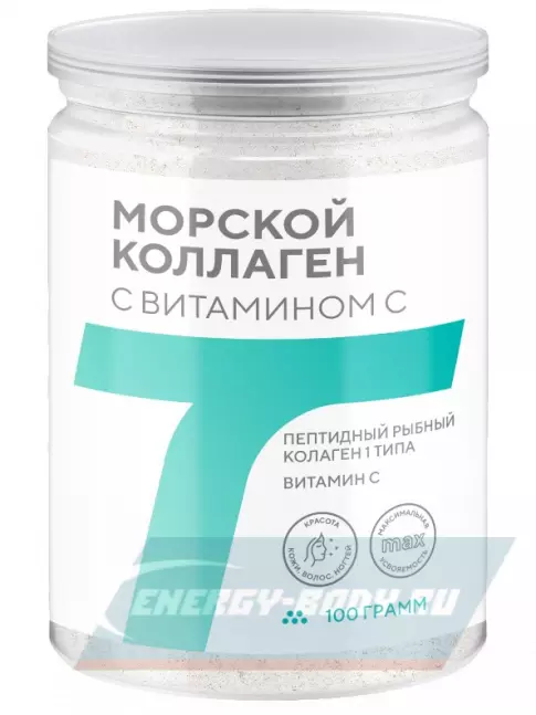 COLLAGEN Академия-Т Морской коллаген с витамином C 100 г, Натуральный COLLAGEN Академия-Т Морской коллаген с витамином C 100 г, Натуральный
