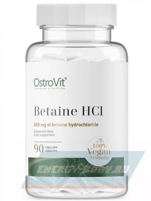  OstroVit Betaine HCl 90 веган капсул