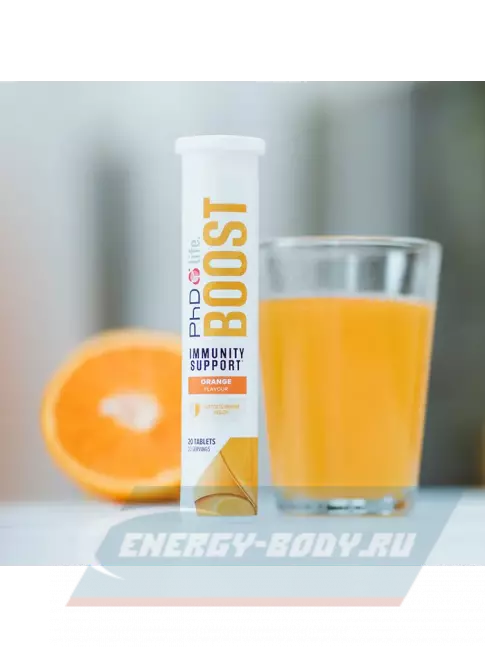  PhD Nutrition LIFE BOOST 20 таблеток, Апельсин
