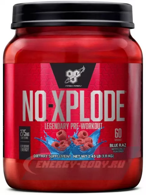 Предтерник BSN NO-XPLODE 3.0 New 1110 г, Голубая малина