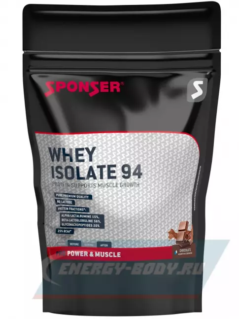  SPONSER WHEY ISOLATE 94 CFM 1500 г, Шоколад