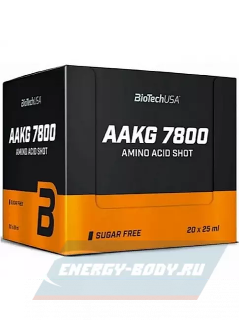 BiotechUSA AAKG 7800 20 х 25 мл, Розовый грейпфрут BiotechUSA AAKG 7800 20 х 25 мл, Розовый грейпфрут