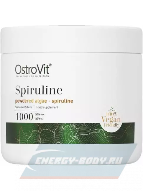  OstroVit Spiruline VEGE 1000 веган таблеток