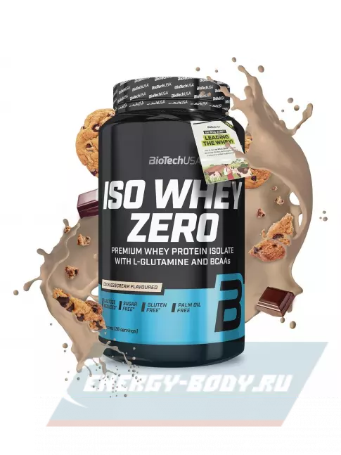 BioTechUSA Iso Whey Zero 908 г, Печенье-крем BioTechUSA Iso Whey Zero 908 г, Печенье-крем