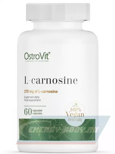 Аминокислотны OstroVit L-Carnosine 60 капсул