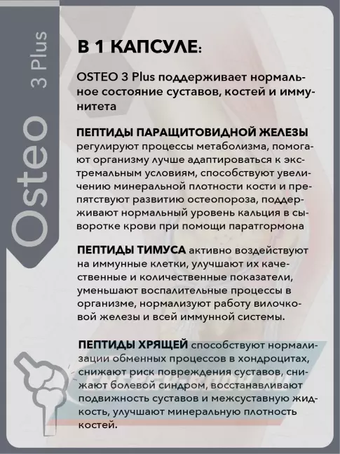  Vitual Laboratories Osteo 3 Plus 60 капсул