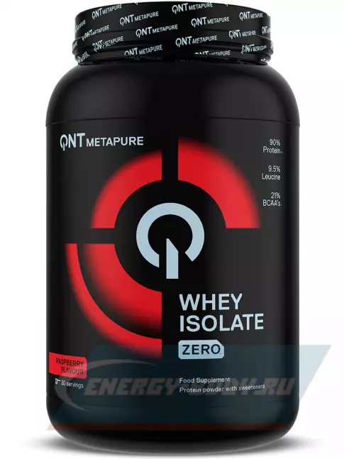  QNT Metapure Whey Isolate Zero 908 г, Малина
