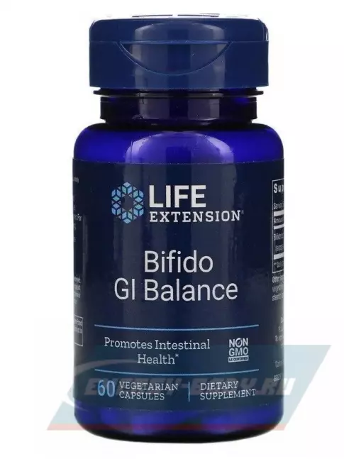  Life Extension Bifido GI Balance 60 вегетарианских капсул