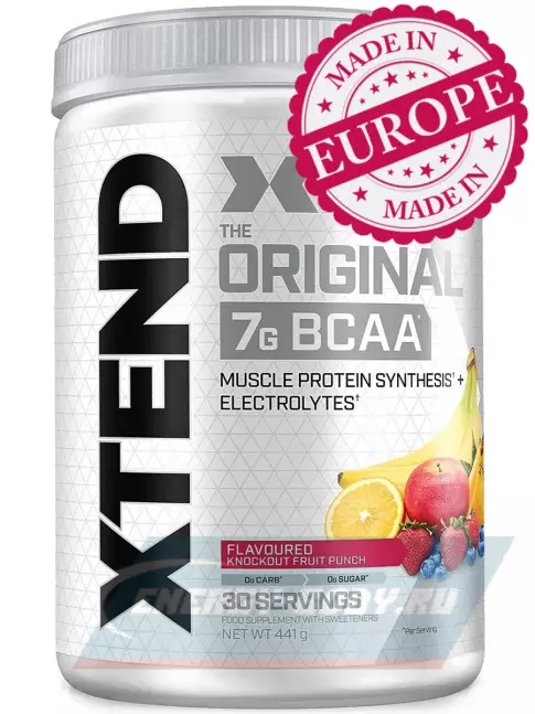 ВСАА Xtend Original (EU) 398-431 г, Фруктовый пунш
