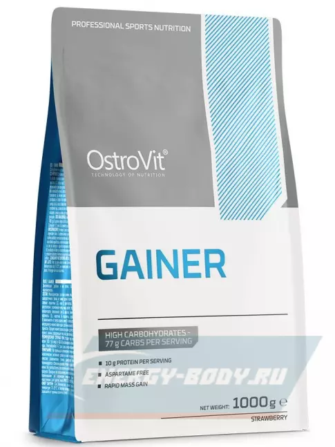 Гейнер OstroVit Gainer 1000 г, Клубника