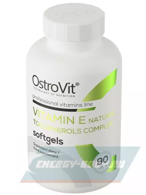  OstroVit Vitamin E Natural Tocopherols Complex 90 капсул