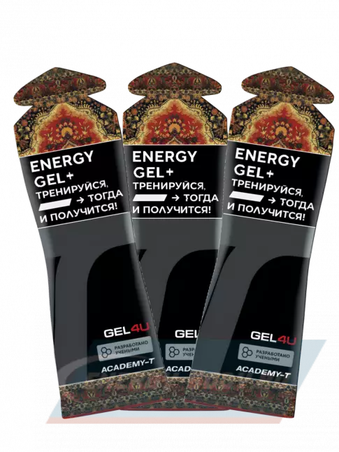 Энергетический гель GEL4U BCAA Гель Энергетический 3 x 60 г, Лесные ягоды