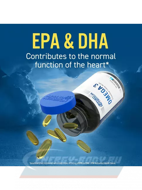 Omega 3 APPLIED NUTRITION Omega 3 Fish Oil 1000mg 100 мягких капсул