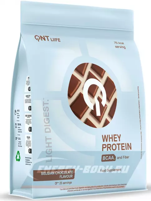  QNT Light Digest Whey Protein 500 г, Бельгийский шоколад