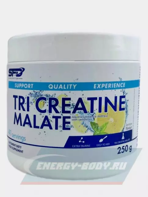  SFD TRI Creatine Melate 250 г, Лимон