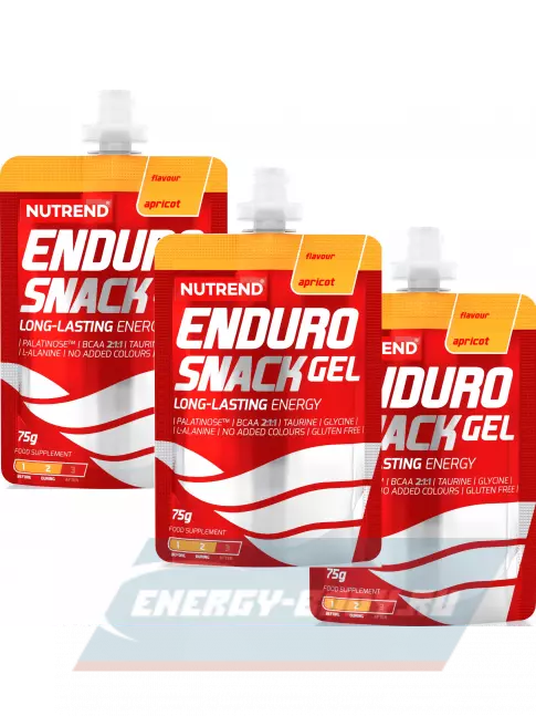 Энергетический гель NUTREND EnduroSnack саше 3 x 75 г, Абрикос