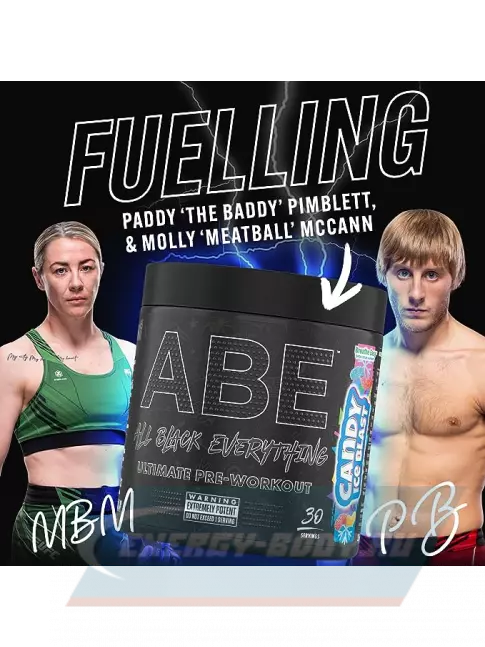 Предтерник APPLIED NUTRITION ABE - PRE-WORKOUT 315 г, Кислый Мармелад