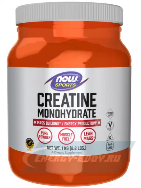  NOW FOODS Creatine Monohydrate Powder 1000 г