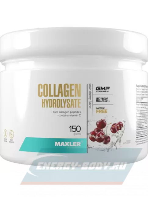 COLLAGEN MAXLER Collagen Hydrolysate 150 г, Кислая вишня