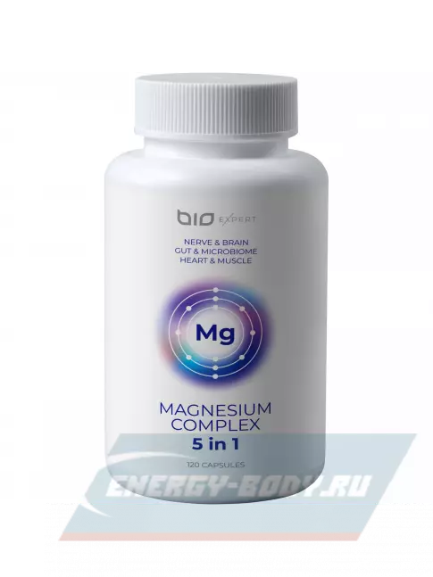  BioExpert Magnesium Complex 5 in 1 120 вегетарианских капсул