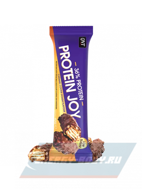 Батончик протеиновый QNT PROTEIN JOY BAR 60 г, Карамель