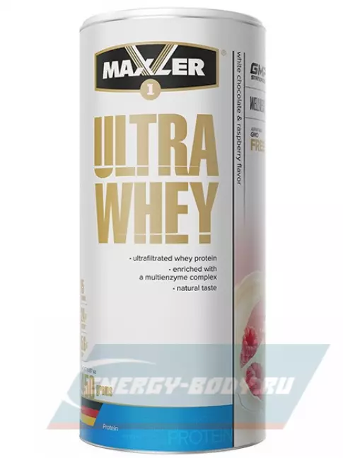  MAXLER Ultra Whey 450 г, Малина-белый шоколад
