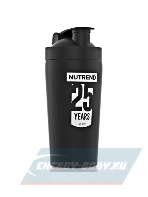  NUTREND Шейкер Nutrend черный металик, 25 лет 780 мл.