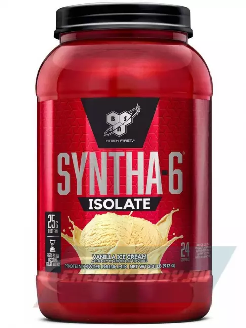  BSN SYNTHA-6 ISOLATE 912 г / 2.01 LB, Ванильно-молочный коктейль