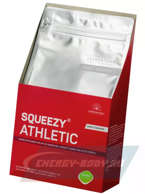  SQUEEZY ATHLETIC 495 г, Банан