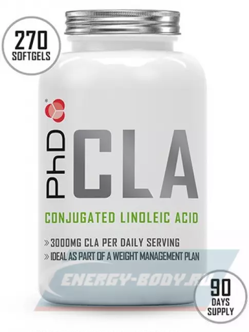 Omega 3 PhD Nutrition PhD CLA 270 капсул