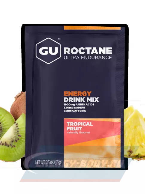  GU ENERGY GU ROCTANE ENERGY DRINK MIX 65 г, Тропические фрукты