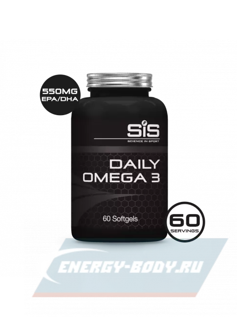 Omega 3 SCIENCE IN SPORT (SiS) DAILY OMEGA 3 60 капсул Omega 3 SCIENCE IN SPORT (SiS) DAILY OMEGA 3 60 капсул