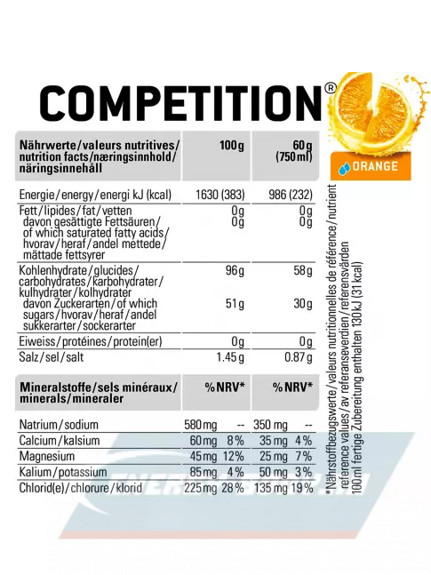  SPONSER COMPETITION 1000 г, Апельсин