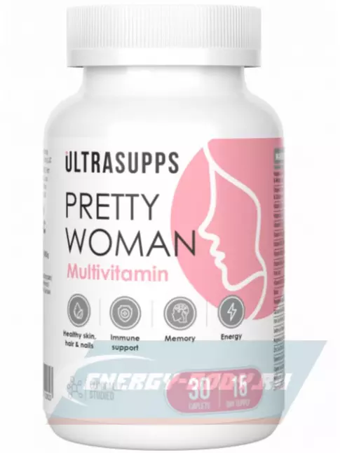  UltraSupps Pretty Women Multivitamin 30 каплет