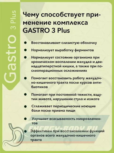  Vitual Laboratories Gastro 3 Plus 60 капсул
