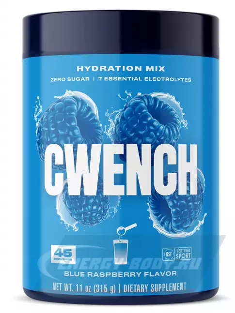  CWENCH Hydration Mix 315 г, Голубая малина