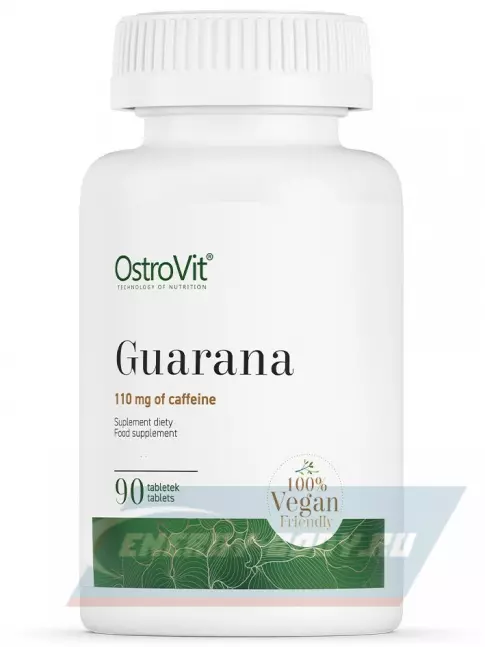 Энергетик OstroVit Guarana 90 веган таблеток