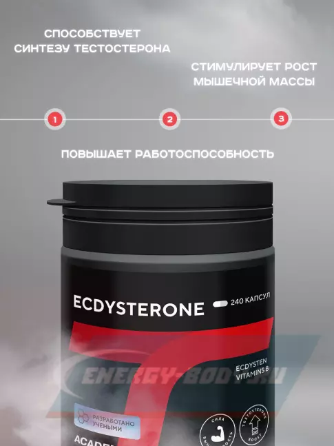 Академия-Т Ecdysterone 240 капсул  Академия-Т Ecdysterone 240 капсул